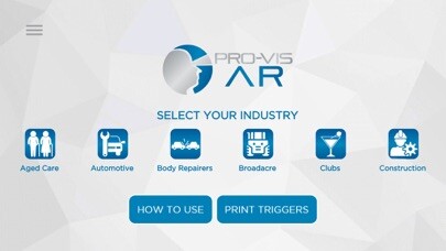 Emulate iPhone app Pro-Vis AR using MyAndroid