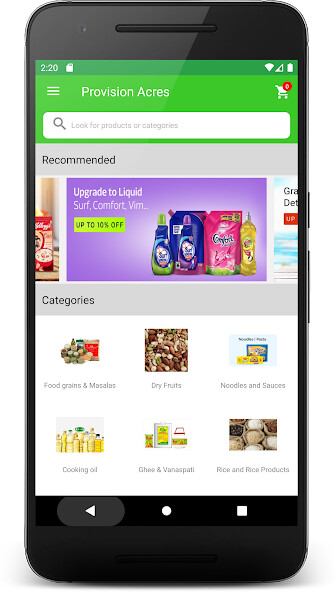 Run android online APK provisionacres - Online Grocery Shopping App from MyAndroid or emulate provisionacres - Online Grocery Shopping App using MyAndroid