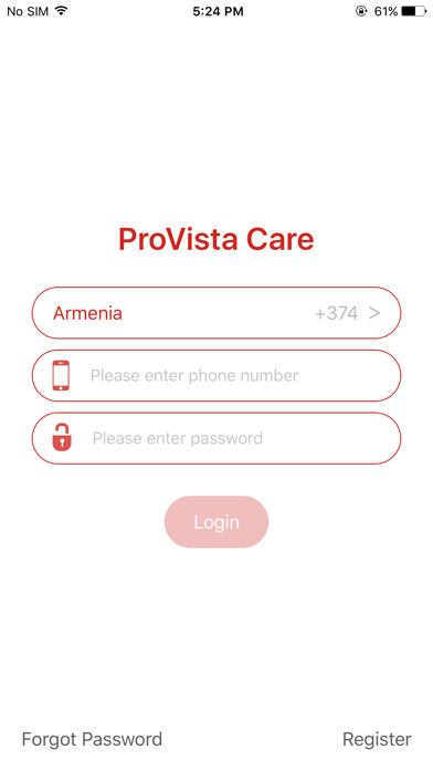 Emulate iPhone app ProVista Care using MyAndroid Emulate iPhone app ProVista Care using MyAndroid