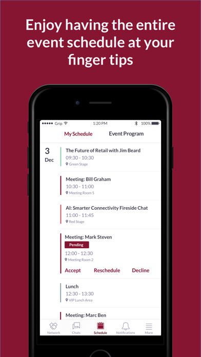 Emulate iPhone app ProWein Matchmaking using MyAndroid