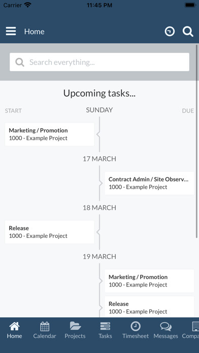 Emulate iPhone app ProWorkflow using MyAndroid