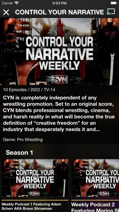 Emulate iPhone app Pro Wrestling TV using MyAndroid Emulate iPhone app Pro Wrestling TV using MyAndroid