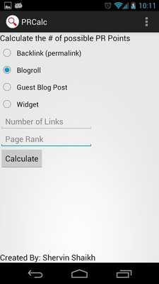 Emulate Android APK PR Points Calculator Emulate Android APK PR Points Calculator