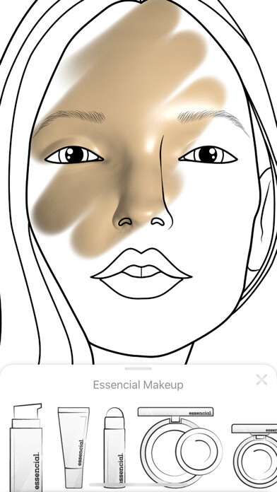 Emulate iPhone app Prêt-à-Makeup using MyAndroid