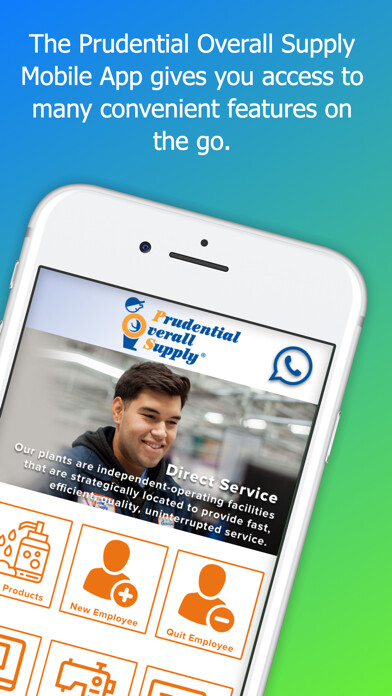 Emulate iPhone app Prudential Overall Supply using MyAndroid