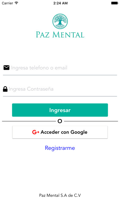 Emulate iPhone app Prueba Voz Paz Mental using MyAndroid Emulate iPhone app Prueba Voz Paz Mental using MyAndroid