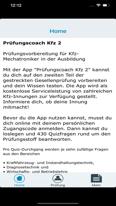 Emulate iPhone app Pruefungscoach Kfz-2 using MyAndroid Emulate iPhone app Pruefungscoach Kfz-2 using MyAndroid