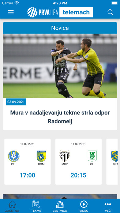 Emulate iPhone app PRVA LIGA TELEMACH using MyAndroid Emulate iPhone app PRVA LIGA TELEMACH using MyAndroid