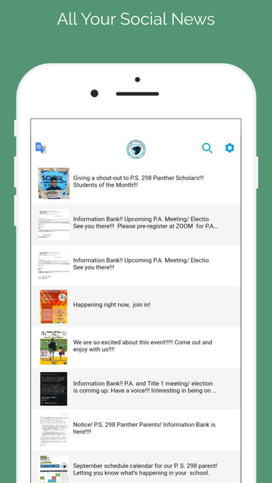 Emulate iPhone app P.S. 298 Dr. Betty Shabazz using MyAndroid