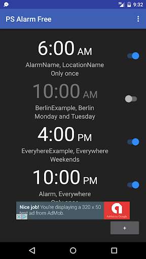 Run android online APK PS Alarm Free from MyAndroid or emulate PS Alarm Free using MyAndroid