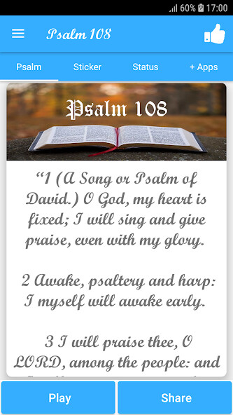 Run android online APK Psalm 108 from MyAndroid or emulate Psalm 108 using MyAndroid