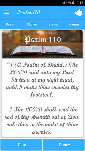 Run android online APK Psalm 110 from MyAndroid or emulate Psalm 110 using MyAndroid