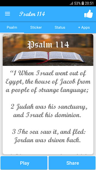 Run android online APK Psalm 114 from MyAndroid or emulate Psalm 114 using MyAndroid
