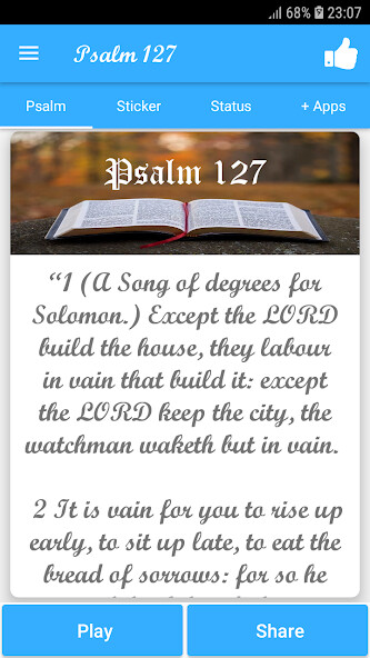 Run android online APK Psalm 127 from MyAndroid or emulate Psalm 127 using MyAndroid Run android online APK Psalm 127 from MyAndroid or emulate Psalm 127 using MyAndroid