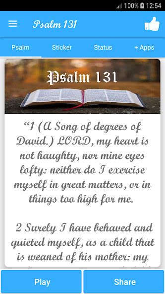 Run android online APK Psalm 131 from MyAndroid or emulate Psalm 131 using MyAndroid Run android online APK Psalm 131 from MyAndroid or emulate Psalm 131 using MyAndroid