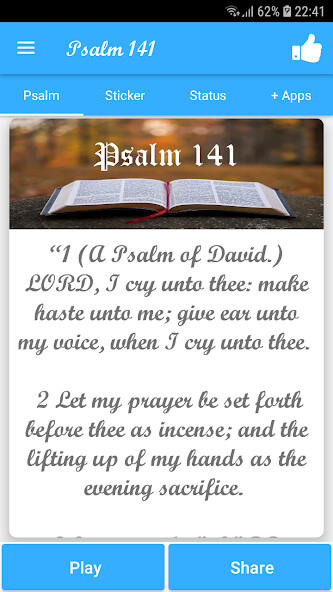 Run android online APK Psalm 141 from MyAndroid or emulate Psalm 141 using MyAndroid Run android online APK Psalm 141 from MyAndroid or emulate Psalm 141 using MyAndroid