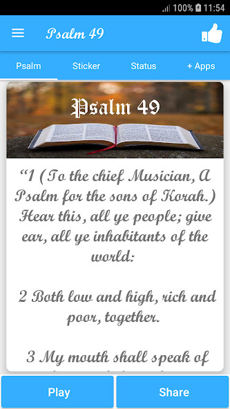 Run android online APK Psalm 49 from MyAndroid or emulate Psalm 49 using MyAndroid