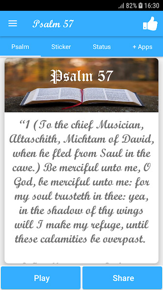 Run android online APK Psalm 57 from MyAndroid or emulate Psalm 57 using MyAndroid