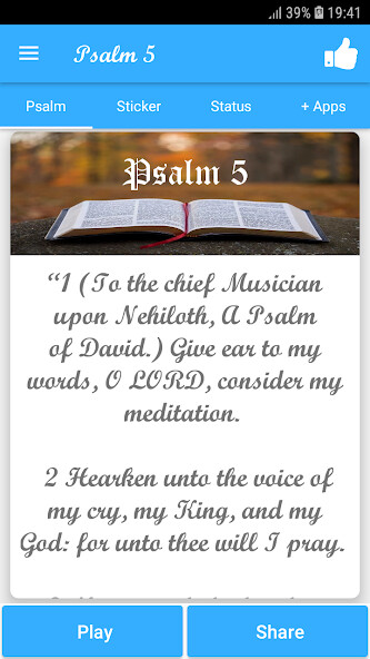 Run android online APK Psalm 5 from MyAndroid or emulate Psalm 5 using MyAndroid