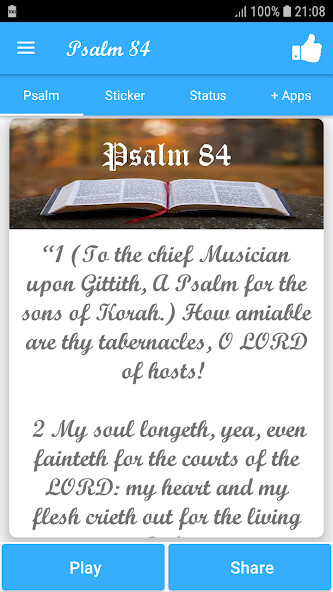Run android online APK Psalm 84 from MyAndroid or emulate Psalm 84 using MyAndroid