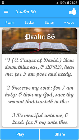 Run android online APK Psalm 86 from MyAndroid or emulate Psalm 86 using MyAndroid