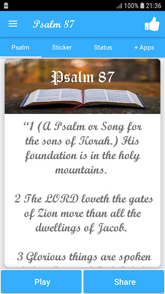 Run android online APK Psalm 87 from MyAndroid or emulate Psalm 87 using MyAndroid Run android online APK Psalm 87 from MyAndroid or emulate Psalm 87 using MyAndroid