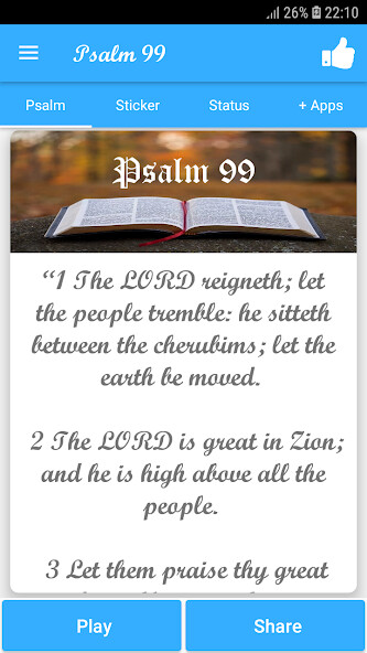 Run android online APK Psalm 99 from MyAndroid or emulate Psalm 99 using MyAndroid