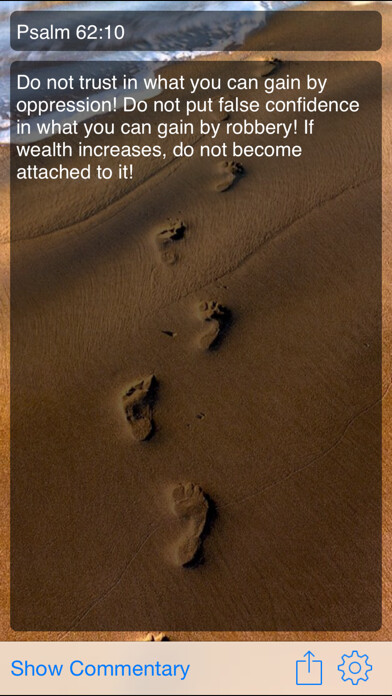 Emulate iPhone app Psalm-A-Day using MyAndroid