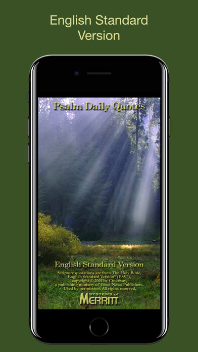 Emulate iPhone app Psalm Daily Quotes ESV using MyAndroid Emulate iPhone app Psalm Daily Quotes ESV using MyAndroid