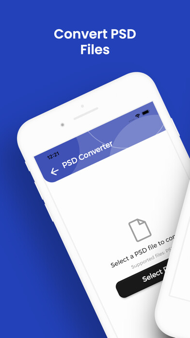 Emulate iPhone app PSD Converter, PSD to PNG using MyAndroid