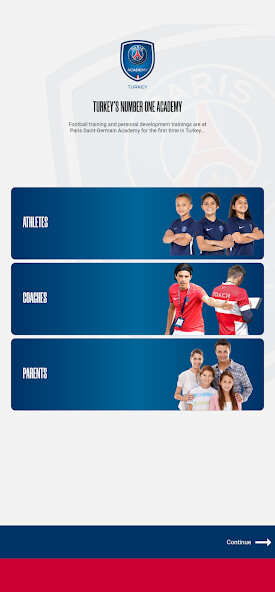 Run android online APK PSG Academy TURKEY from MyAndroid or emulate PSG Academy TURKEY using MyAndroid