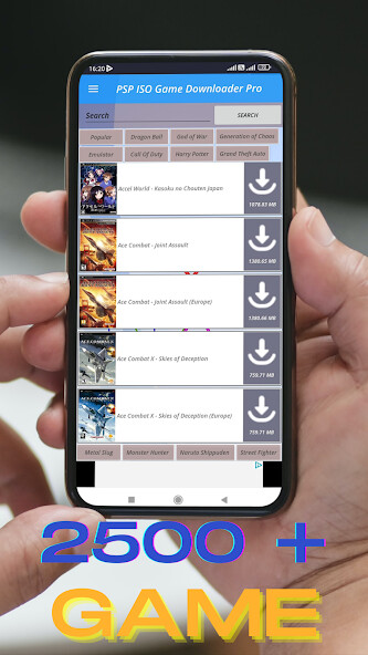 Run android online APK PSP ISO Game Market from MyAndroid or emulate PSP ISO Game Market using MyAndroid