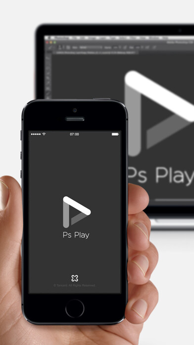 Emulate iPhone app Ps Play - for Photoshop using MyAndroid Emulate iPhone app Ps Play - for Photoshop using MyAndroid
