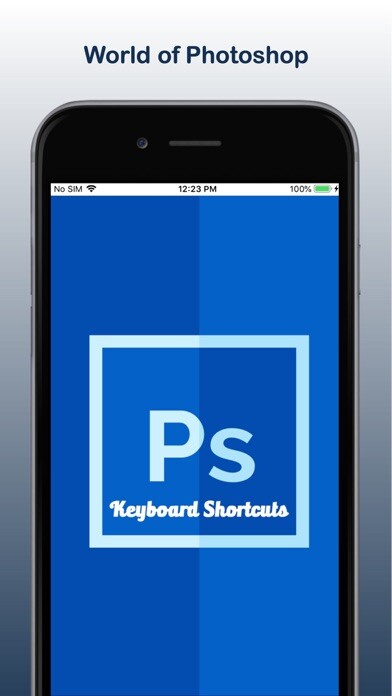 Emulate iPhone app PS Quick Keyboard Shortcuts using MyAndroid