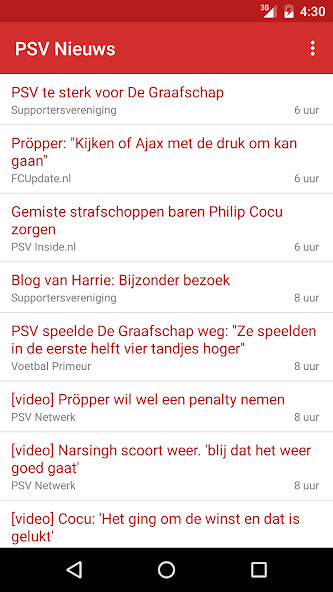 Run android online APK PSV Nieuws from MyAndroid or emulate PSV Nieuws using MyAndroid Run android online APK PSV Nieuws from MyAndroid or emulate PSV Nieuws using MyAndroid
