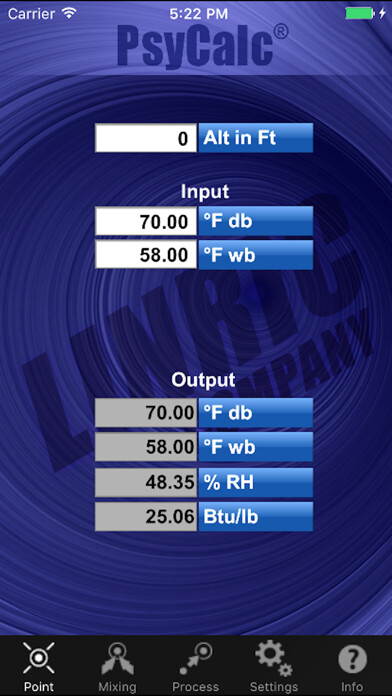 Emulate iPhone app PsyCalc using MyAndroid