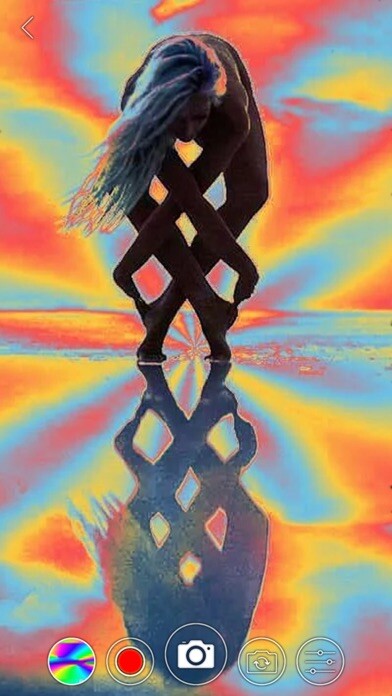Emulate iPhone app Psychedelic i-Camera using MyAndroid