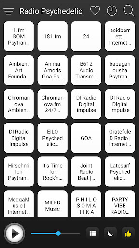 Emulate Android APK Psychedelic Radio Stations Online - Psychedelic FM