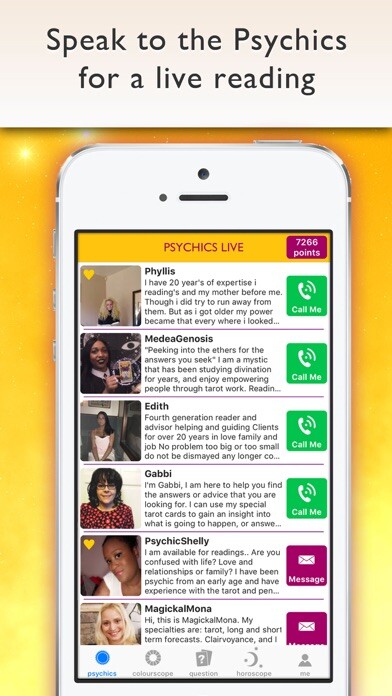 Emulate iPhone app Psychics Live Horoscopes Tarot using MyAndroid