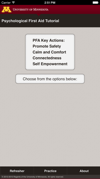 Emulate iPhone app Psychological First Aid (PFA) Tutorial using MyAndroid Emulate iPhone app Psychological First Aid (PFA) Tutorial using MyAndroid