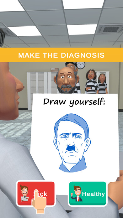 Emulate iPhone app Psycho Test 3D using MyAndroid