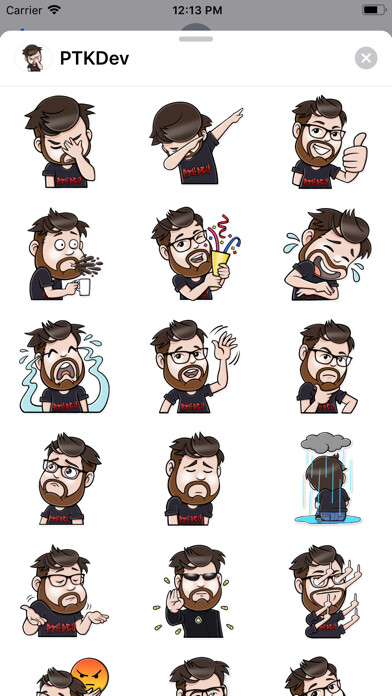 Emulate iPhone app PTKDev Stickers using MyAndroid Emulate iPhone app PTKDev Stickers using MyAndroid