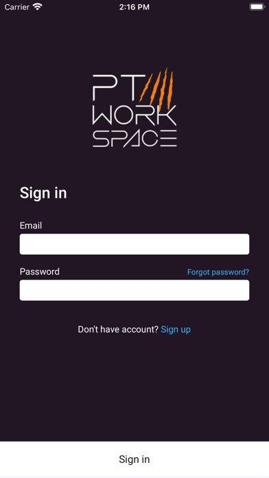 Emulate iPhone app PTworkspace using MyAndroid Emulate iPhone app PTworkspace using MyAndroid