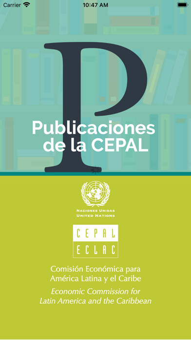 Emulate iPhone app Publicaciones CEPAL using MyAndroid
