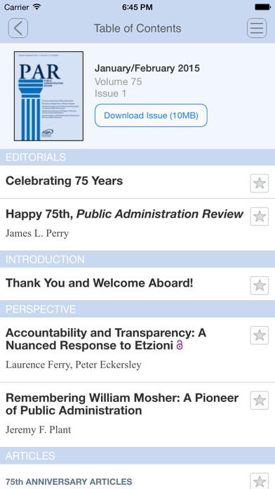 Emulate iPhone app Public Administration Review using MyAndroid Emulate iPhone app Public Administration Review using MyAndroid