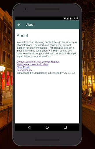 Run android online APK Public Toilets Amsterdam from MyAndroid or emulate Public Toilets Amsterdam using MyAndroid