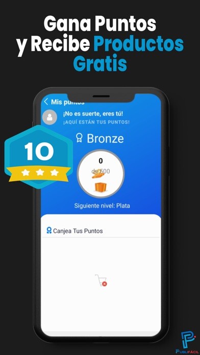 Emulate iPhone app Publi Fácil using MyAndroid
