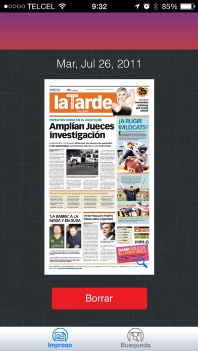 Emulate iPhone app Publish88 News using MyAndroid