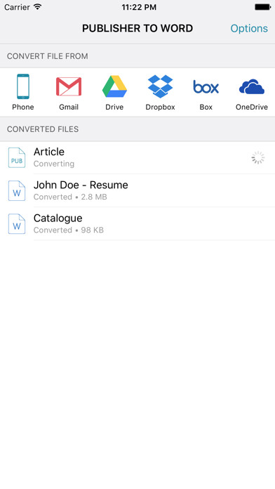 Emulate iPhone app Publisher to Word using MyAndroid Emulate iPhone app Publisher to Word using MyAndroid