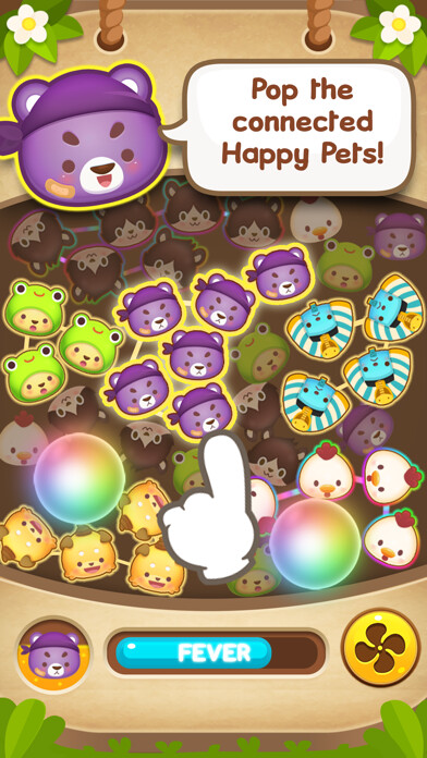 Emulate iPhone app Puchi Puchi Pop using MyAndroid